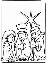 Magos Reyes Weisen Kerstverhaal Wijzen Weihnachtsgeschichte Cuento Nacimiento Drie Epiphany Magi Kerst Visit Doriente Oriente Christ Nativity Nukleuren Kleurplaten Anzeige sketch template