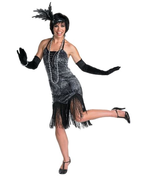 flapper flirty adult costume 1920s women flapper costumes