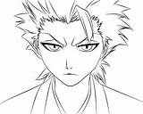 Ichigo Coloring Pages Bleach Getcolorings Color Hollow Manga sketch template