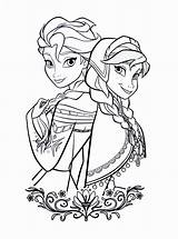 Coloring Frozen Pages Princesses sketch template