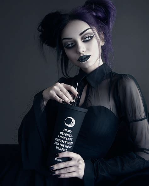 Model Photo Mua Darya Goncharova Outfit Killstar Welcome To Gothic