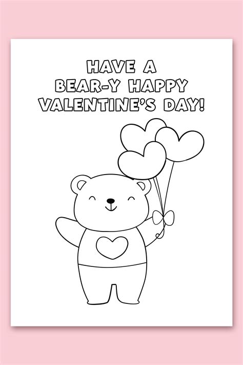 valentine coloring pages