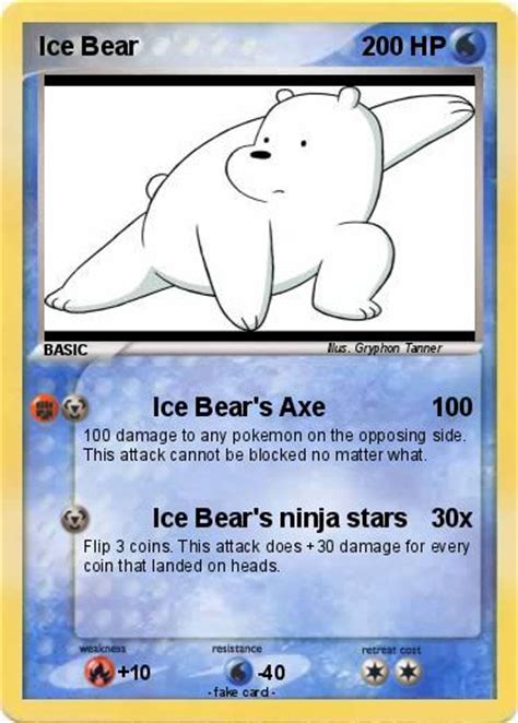 Pokémon Ice Bear 30 30 Ice Bear S Axe My Pokemon Card