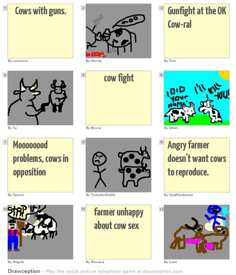 Cows With Guns Drawception