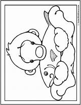 Polar Bear Coloring Cute Pages Drawing Printable Cartoon Head Getdrawings Printables Getcolorings Color Colorwithfuzzy Print sketch template