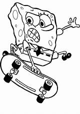 Coloring Skateboard Pages Action Spongebob Tech Deck Colouring Print Drawings Printable Color Board Sheets Kids Girls Cartoon Tony Easy Getcolorings sketch template