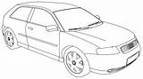 Coloring Audi Pages A3 Popular Choose Board sketch template