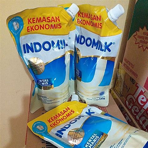 Jual Susu Kental Manis Indomilk Pouch 545 G Shopee Indonesia