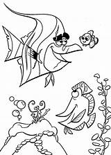 Nemo Coloring Finding Pages Kids Crush Printable Large Underwater sketch template