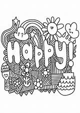 Coloring Pages Quotes Quote Teens Book Adults Happy Printable Adult Positive Color Kids Print Numbers Prints sketch template