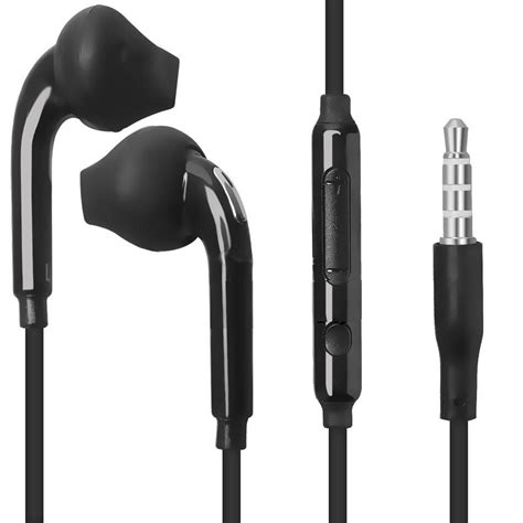 genuine samsung headphones earphones handsfree galaxy  edge note  black ebay