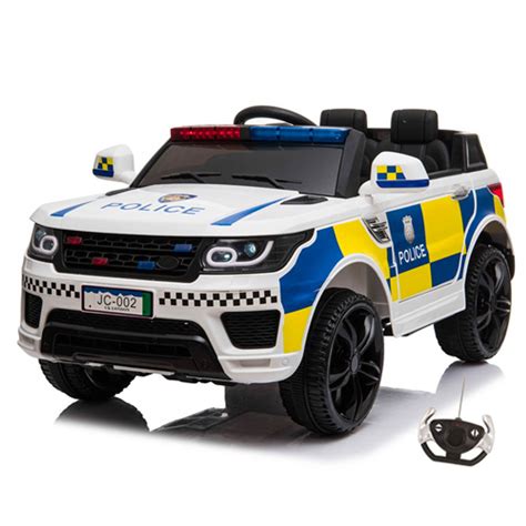 british police car  seater ride  electric powered suv remote