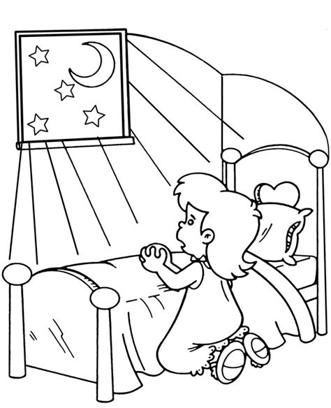 childs prayer coloring page  print topcoloringpagesnet