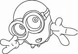Minion Coloring Pages Cute Minions Wallpapers Cartoon Printable Wecoloringpage Funny Wallpaper Choose Board Getcolorings Drawings sketch template