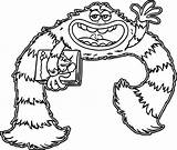 Monstros Monsters Imagens Sulley Getcolorings Wecoloringpage Printable sketch template