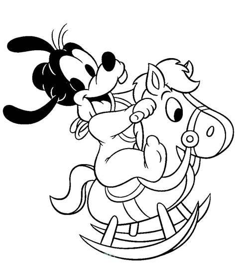disney baby goofy coloring page  printable coloring pages  kids