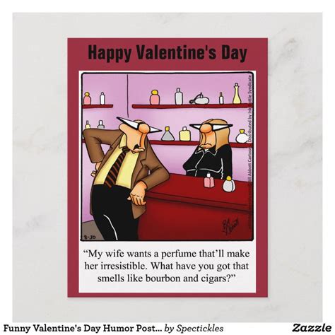 funny valentines day humor postcard zazzlecom funny valentine