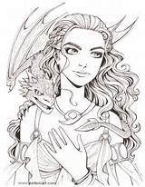 Dragon Coloring Pages Kelleeart Adult Fantasy Coloriage Deviantart Mother Books Drawings Fairy Printable Book Color Dragons Colouring Adults Drawing Mandalas sketch template