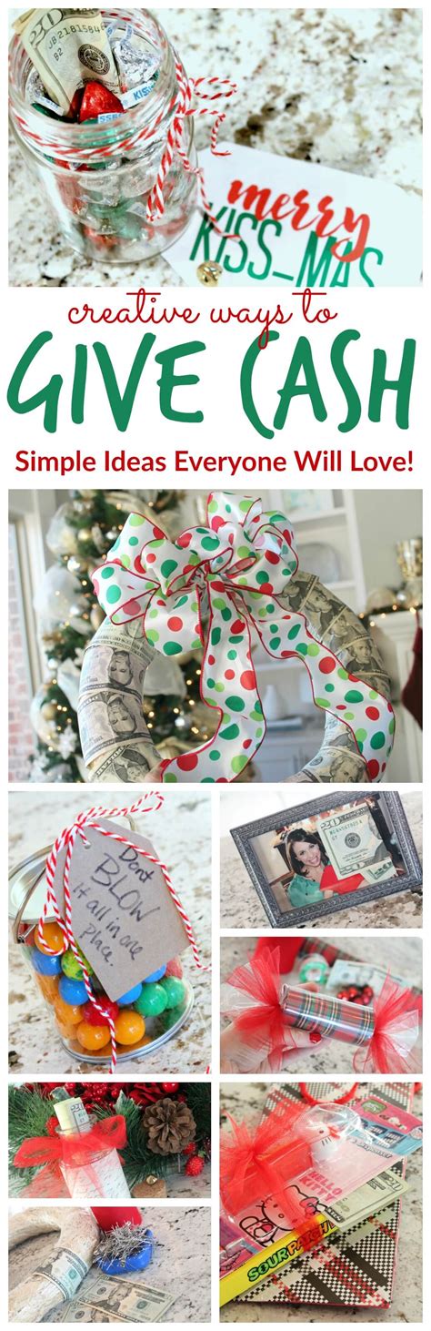 creative ways  give cash   gift