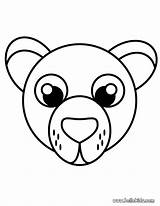 Bear Coloring Face Pages Drawing Teddy Polar Easy Preschoolers Clipartmag Getcolorings Getdrawings Color Baby Bears sketch template