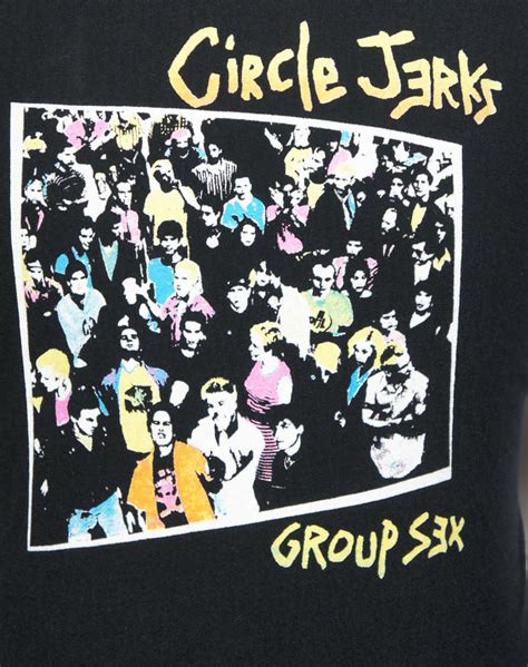 Vintage Circle Jerks Band T Shirt Group Sex Size L