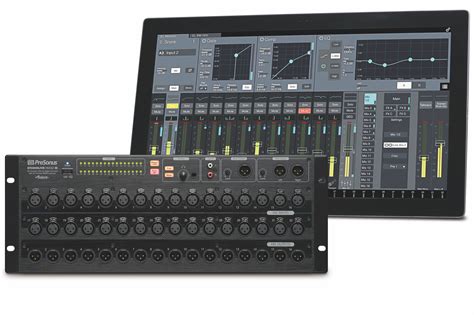 presonus launches studiolive rm series digital mixers