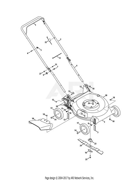 mtd  ae  parts diagram  general assembly
