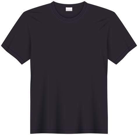 846 Black T Shirt Template Front And Back Png Mockups Design
