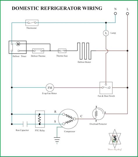 samsung fridge compressor wiring diagram refrigeration diagrams refrigerator  full size