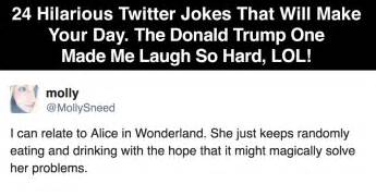 hilarious twitter jokes     day  laughed  hard   donald trump