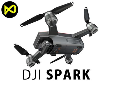 dji spark mini drone  model cgtrader