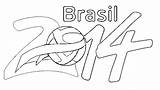 Cup Coloring Pages Brasil Fifa Kids Soccer Brazil Print Color Printable Choose Board sketch template