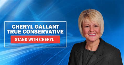 cheryl gallant your strong conservative voice