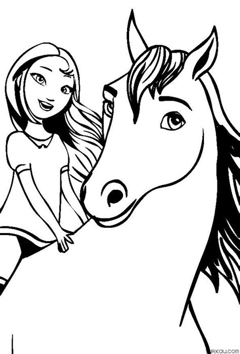 spirit horse coloring pages turkau