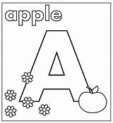 Coloring Alphabet Preschoolers Letter Pages Printable Kids Ten sketch template