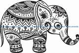 Laser Elephants Cdr Engraving Ameehouse sketch template