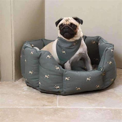 sophie allport pug small pet bed   dog beds  small dogs small pet bed pet bed