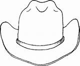 Cowboy Hat Coloring Pages Template Printable Boot Clipart Drawing Clip Boots Kids Cowgirl Cliparts Color Stencil Templates Print Library Vector sketch template