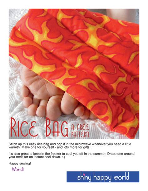 page  rice bags bag pattern