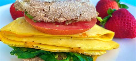 english muffin breakfast sandwich healthy recipe corporate fitness works