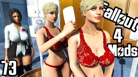 fallout 4 mod review 73 shower mod with skimpy girls boobpocalypse youtube