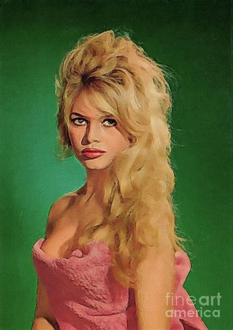 Brigitte Bardot Vintage Actress By Esoterica Art Agency Brigitte