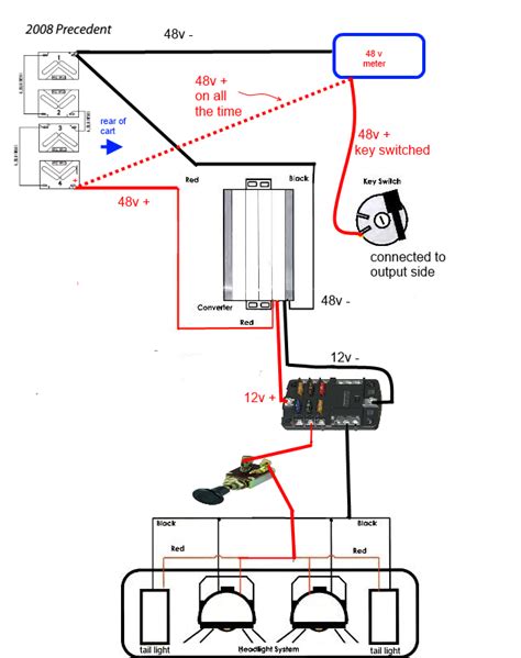 golf cart voltage reducer wiring diagram wiring diagram pictures