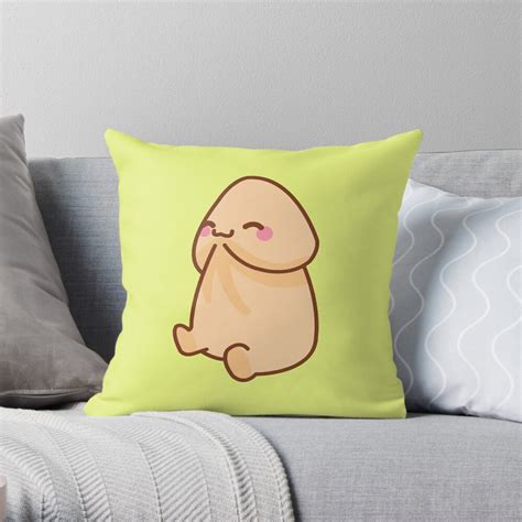 Cute Penis Cute Dick Lgbt Pride Throw Pillow For Sale By