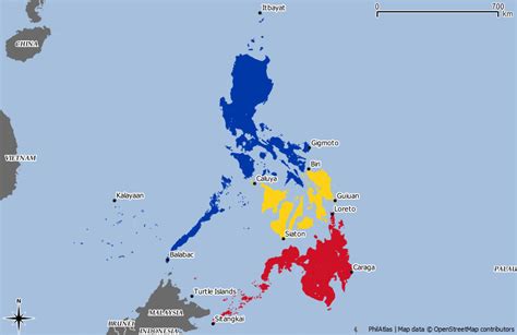 Map Of The Philippines Luzon Visayas Mindanao