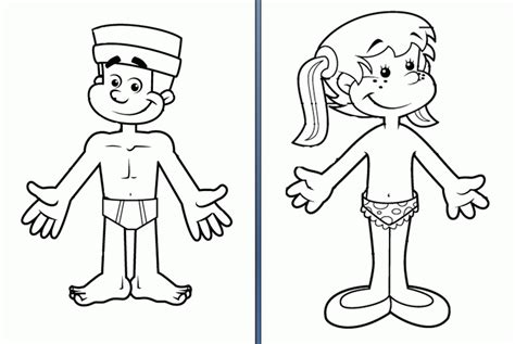 body coloring pages coloring home