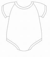 Baby Onesie Vest Drawing Template Printable Onesies Getdrawings sketch template