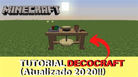 minecraft tutorial da decobench atualizado  youtube