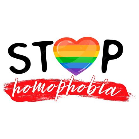 premium vector stop homophobia vector illustration for the