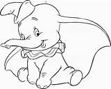 Dumbo Coloring Pages Disney Visit sketch template